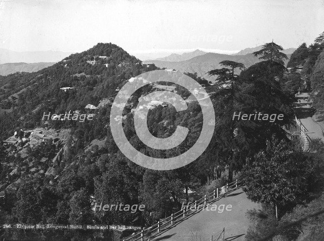 Longwood Hotel, Elysium Hill, Shimla hill range, India, early 20th century. Artist: Unknown
