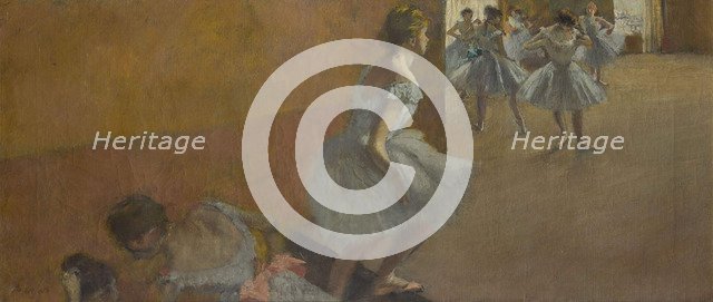 Danseuses montant un escalier, 1886-1890.