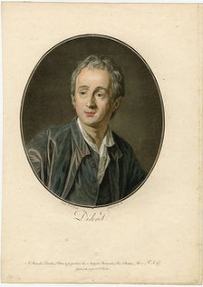 Portrait of Denis Diderot (1713-1784), 1793.