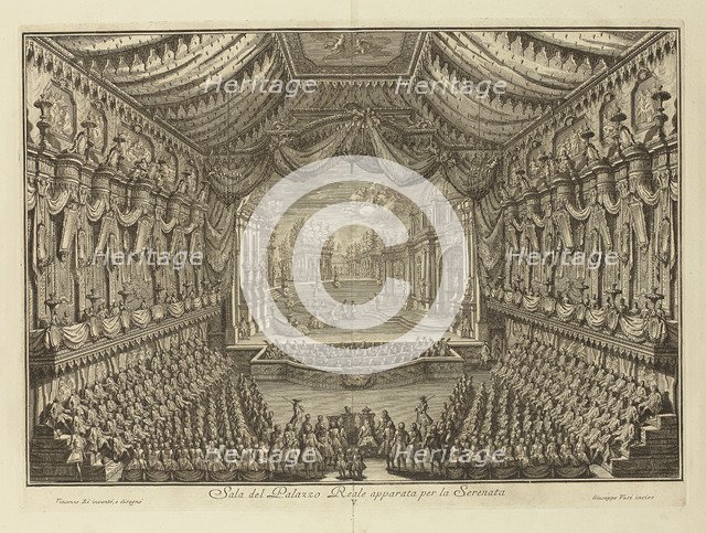 The Performance of La Serenata in the Royal Palace of Naples, 1749.