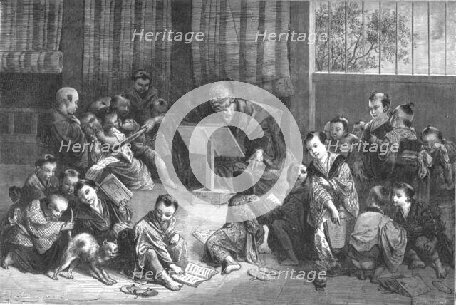 'Japanese School; A European Sojourn in Japan', 1875. Creator: Unknown.