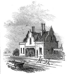 Thetford Station, 1845. Creator: Unknown.