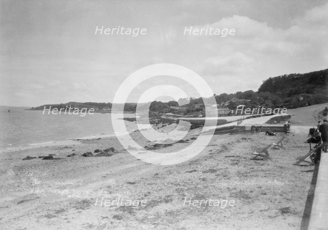 Beach, Isle of Wight, c1935. Creator: Kirk & Sons of Cowes.