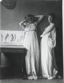 Unidentified Models in Greek Costumes, c. 1883. Creator: Thomas Eakins.
