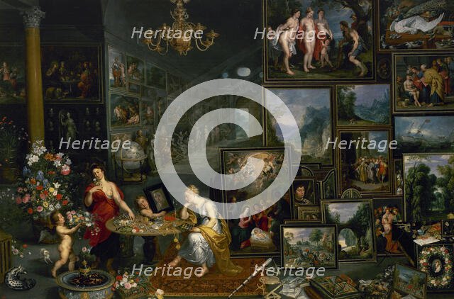 Sight and Smell, c1620.   Creators: Jan Brueghel the Elder, Hendrick van Balen I, Frans Francken II, Gerard Seghers.