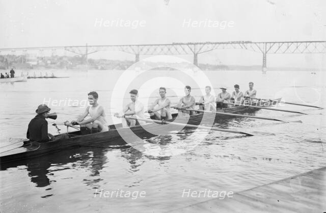 Penn. Varsity 8 (1913), 1913. Creator: Bain News Service.