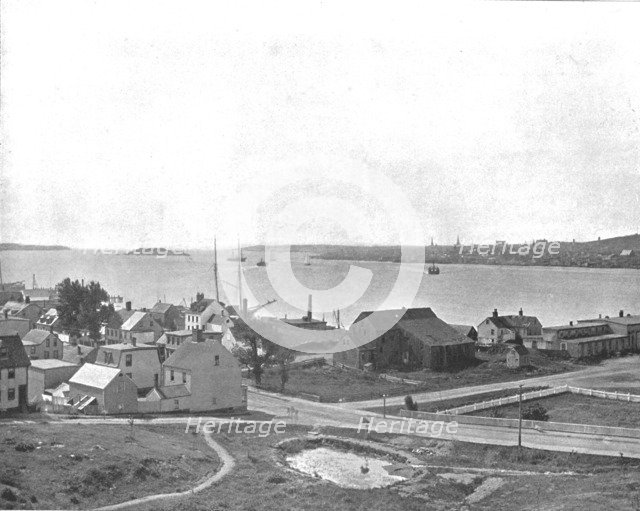 Halifax Harbour, Nova Scotia, from Dartmouth, Canada, c1900. Creator: Unknown.