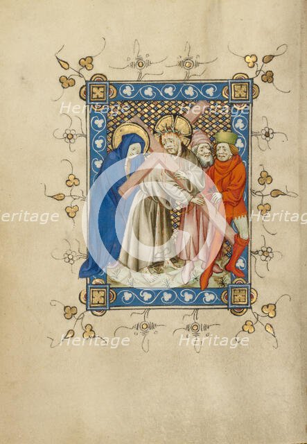 The Way to Calvary; Book of Hours, about 1405-1410. Creator: Masters of Dirc van Delf.