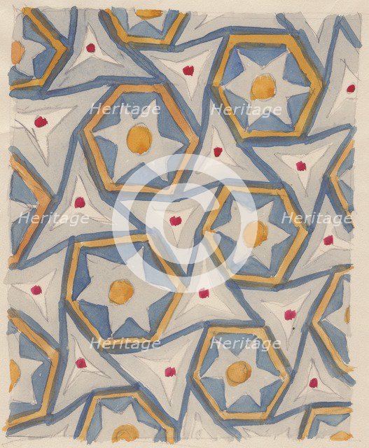 'Persian design', c1950. Creator: Shirley Markham.