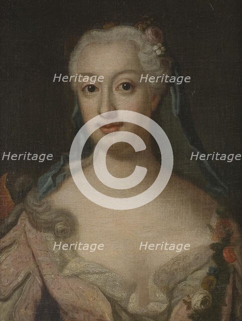 Reuterholm, unknown female member of the family, 1740. Creator: Lorens Pasch the Elder.