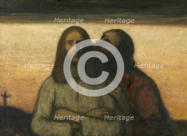 The Kiss of Judas, 1908. Creator: Jakob Smits.