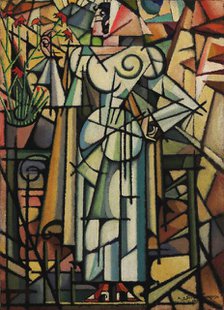 The Carnation Girl, 1913. Creator: Souza-Cardoso, Amadeo de (1887-1918).