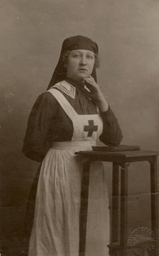 A nurse from Krasny Kerst, Irkutsk resident Zhilkina N., who died at the front, 1917. Creator: Zolotoe Runo.