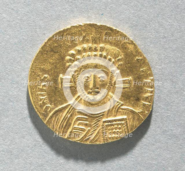 Solidus of Justinian II, 705. Creator: Unknown.