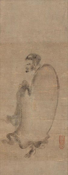 Shakyamuni Descending the Mountain, 15th century. Artist: Chuan Shinko (active 1444-1457)