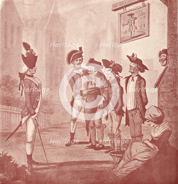 'Recruits' c18th century (1909). Artist: Watson & Dixon.