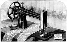 Wilson sewing machine, 1880. Artist: Anon