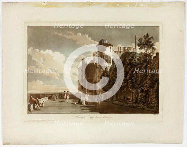 Windsor Terrace Looking Eastward, 1809. Creator: Paul Sandby.