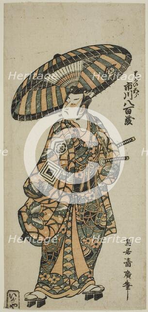 The Actor Ichikawa Yaozo I as Soga no Goro, c. 1752. Creator: Torii Kiyohiro.