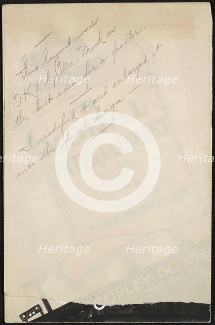 A Moral Entertainment, Boston, 1938. Creator: Unknown.