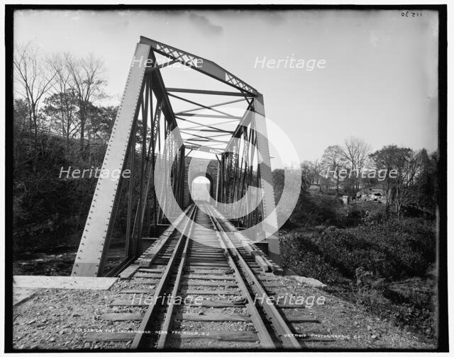 On the Lackawanna near Far Hills, N.J., between 1890 and 1901. Creator: Unknown.