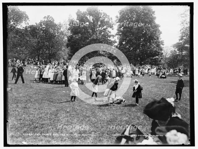 Children's Day, Central Park, New York, c1905. Creator: Unknown.