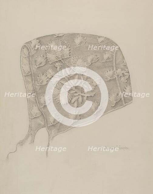 Infant's Cap, 1935/1942. Creator: Grace Halpin.