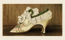 Miss Langley's Shoe, 1885.  Creator: Unknown.