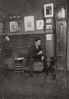 Francisque Poulbot, French cartoonist and illustrator, 1909. Artist: Unknown