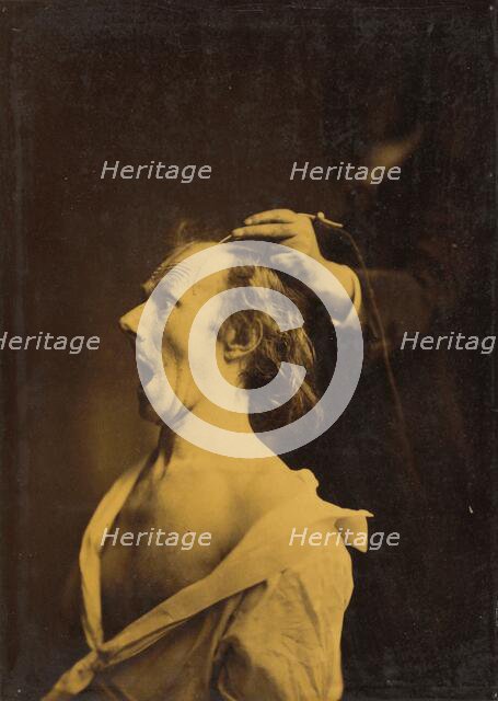 Astonishment, stupefaction, amazement, 1854-1856, printed 1862. Creator: Duchenne de Boulogne.