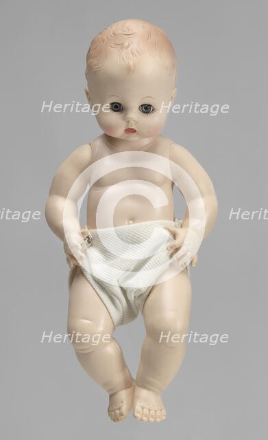 Baby doll used by Northside Center for Child Development, 1968. Creator: Effanbee Doll Company.