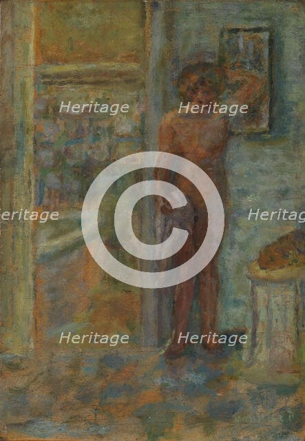 Nude in interior, probably 1917. Creator: Pierre Bonnard.