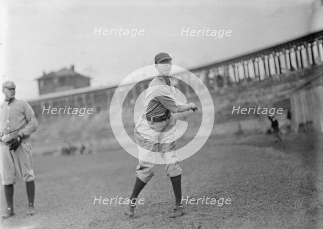 Bob Groom, Washington Al, Throwing Ball, At University of Virginia, Charlottesville (Baseball), 1912 Creator: Harris & Ewing.