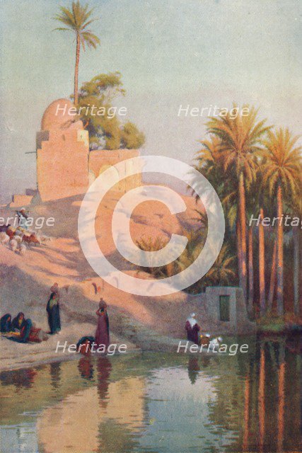 'In the Oasis of Fayum', c1880, (1904). Artist: Robert George Talbot Kelly.