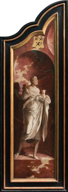 Triptych with the Crucifixion, Saints and Donors, 1530-1540. Creator: North Netherlandish Master.