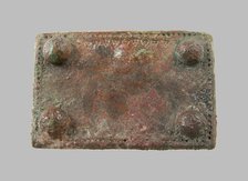 Rectangular Plaque, Frankish, middle of 6th century. Creator: Unknown.