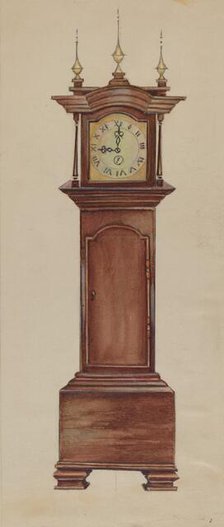 Clock, 1935/1942. Creator: Unknown.