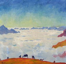 Mare di Nebbia, 1921. Creator: Giacometti, Giovanni (1868-1933).