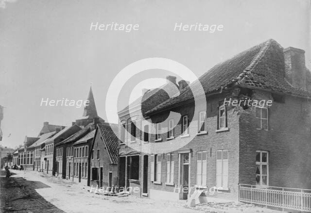 Haelen after battle, 1914. Creator: Bain News Service.