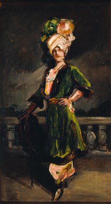 Portrait of Boniface de Castellane (1867-1932), in costume for the "Persian ball" of..., 1912. Creator: Cayron; Jules (1868-1944).