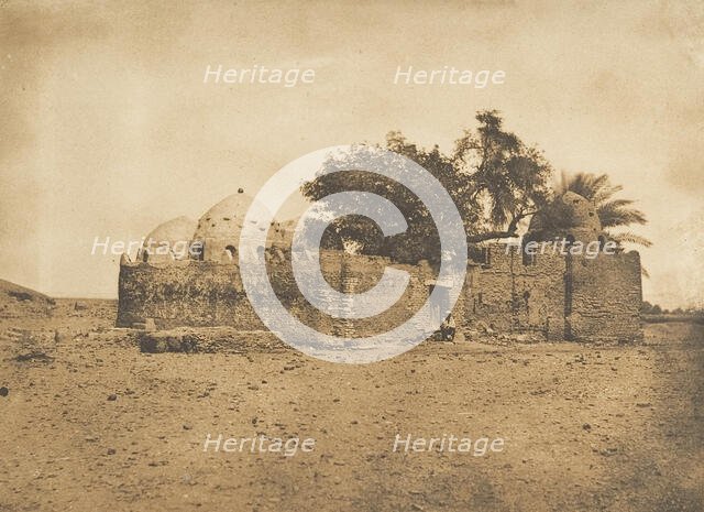 Tombeau de Hadji-Abdallah-el-Marabout, à Herment, 1849-50. Creator: Maxime du Camp.