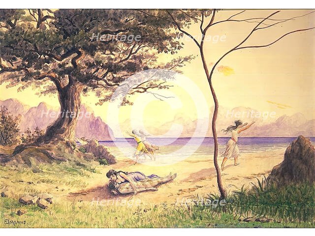 The Rescue, c. 1900. Creator: Louis Michel Eilshemius.