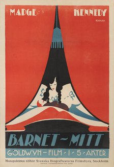 Movie poster "Baby Mine" by John S. Robertson and Hugo Ballin, 1917. Creator: Rohman, Eric (1891-1949).