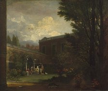 West Family in the Studio Garden, 1808-1809. Creator: Benjamin West.