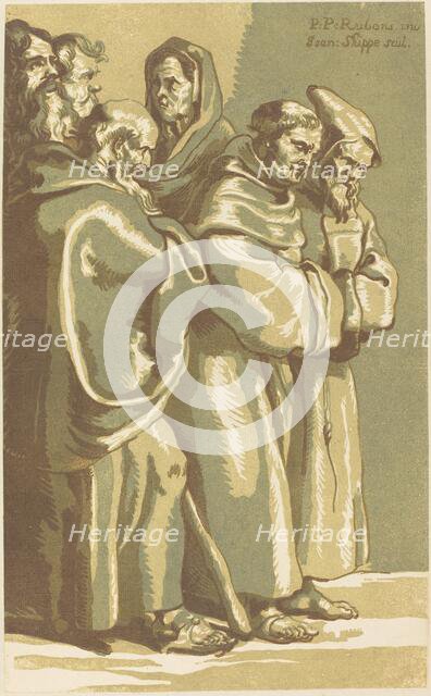 A Group of Monks and a Woman, 1780s. Creator: John Skippe.