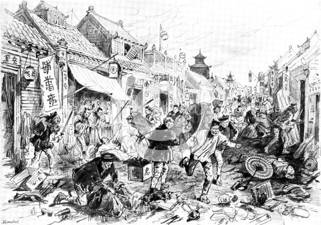 The Japanese at Port Arthur, 1895. Creator: George Meisenbach.