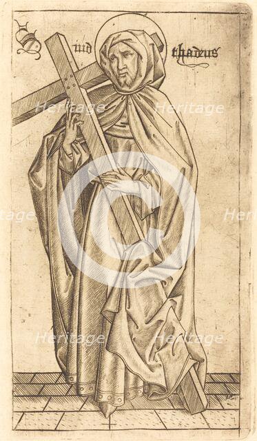 Saint Judas Thaddeus (?) or Saint Simon (?), c. 1470/1480. Creator: Israhel van Meckenem.