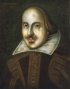 William Shakespeare, English playwright, 1609. Artist: Unknown