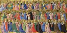 The Forerunners of Christ with Saints and Martyrs (Panel from Fiesole San Domenico Altarpiece), c. 1423-1424. Artist: Angelico, Fra Giovanni, da Fiesole (ca. 1400-1455)