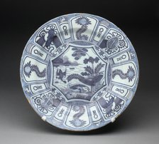 Charger, Delft, c. 1690/1700. Creator: Delftware.